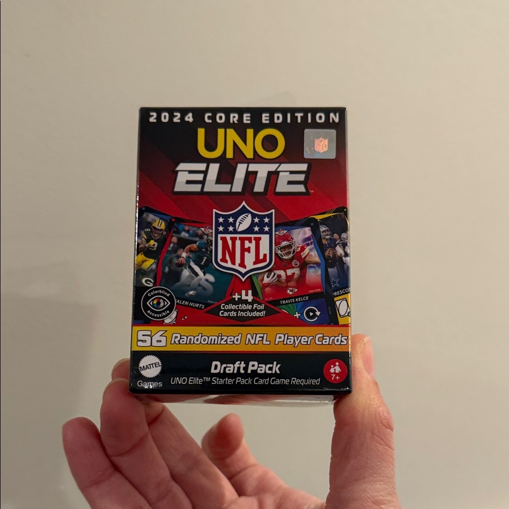 Mattel UNO Elite 2024 Core Edition NFL Card Pack